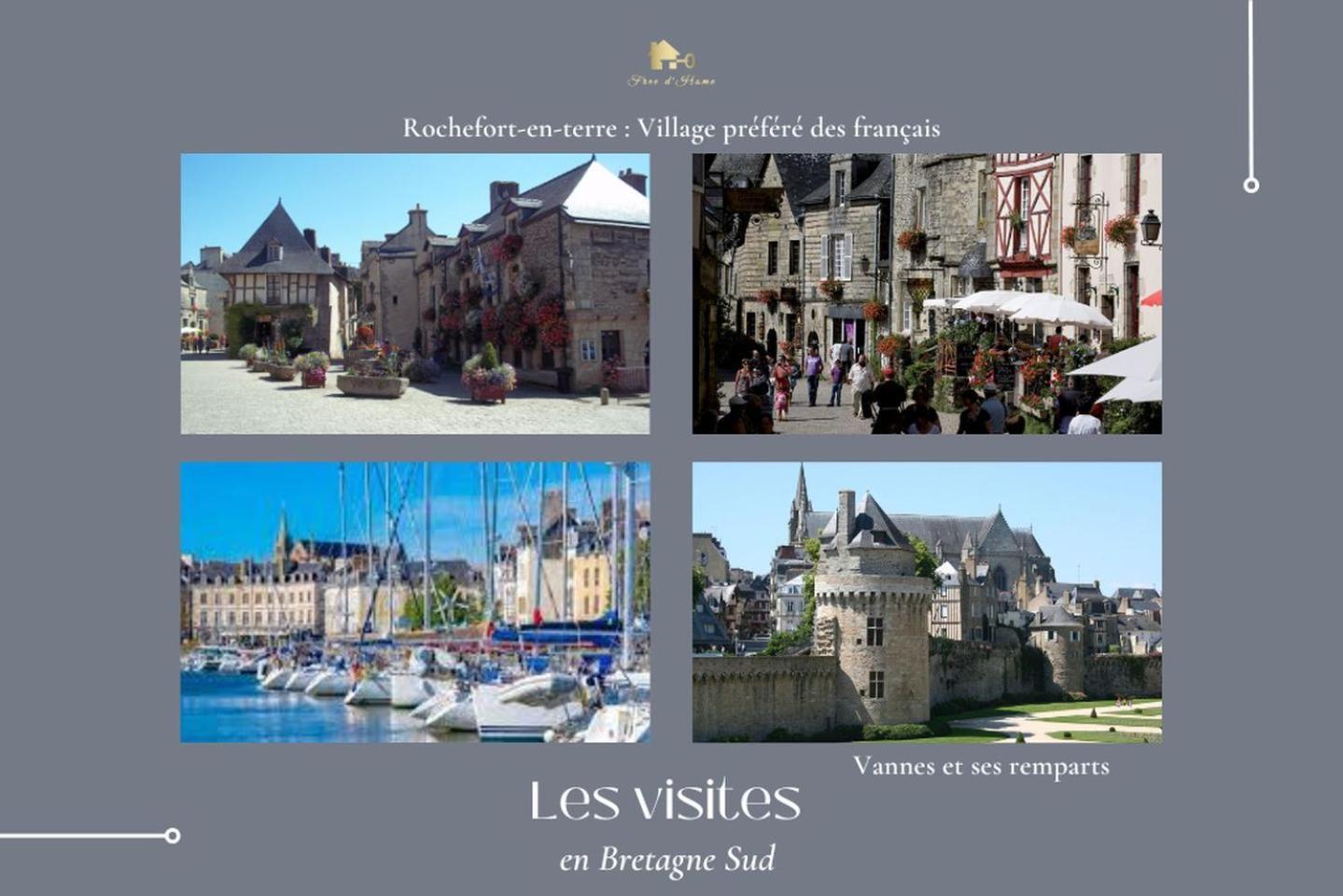 L Ame Voyageuse, Raffinee, 2-8 Personnes, 15 Min Des Plages Casa vacanze Baye (Finistere)