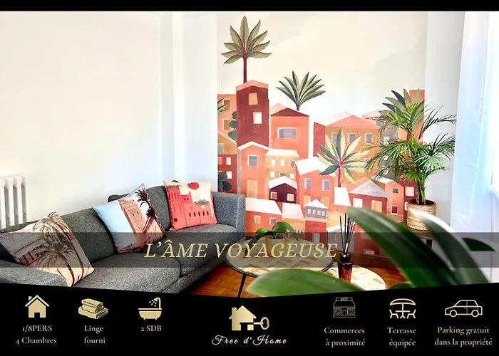 L Ame Voyageuse, Raffinee, 2-8 Personnes, 15 Min Des Plages